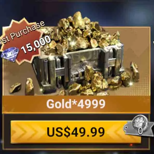 黃金 4999